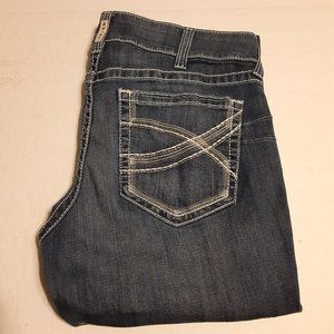 Ariat REAL Denim Women's Straight Leg Entwined Western Jeans 10024300 Size 33XL